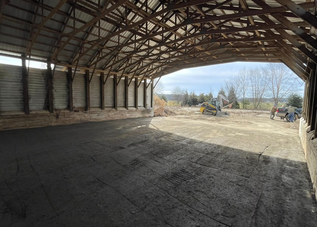 Manure Shed -> Equiptment Shed image 1